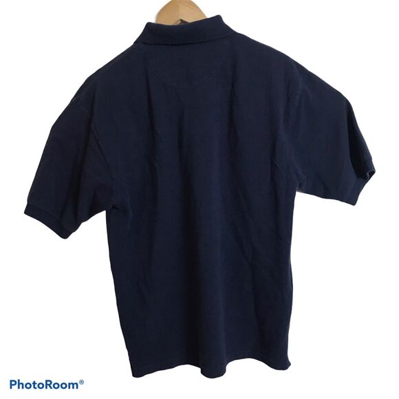 Walt Disney World Shirt 75 Years Navy Polo Mens Size Small Embroidered Mickey - Picture 5 of 5